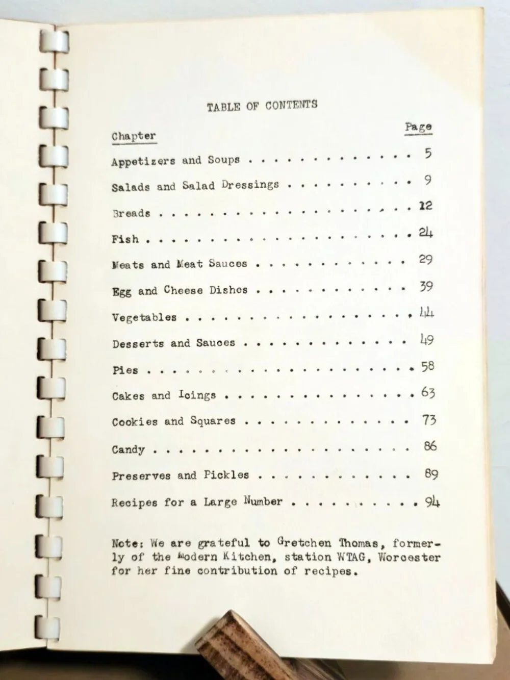 Vintage 1949 Community Cookbook Massachusetts Clinton MA Hospital Guild Recipes